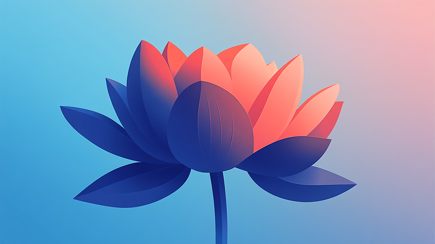 A lotus flower